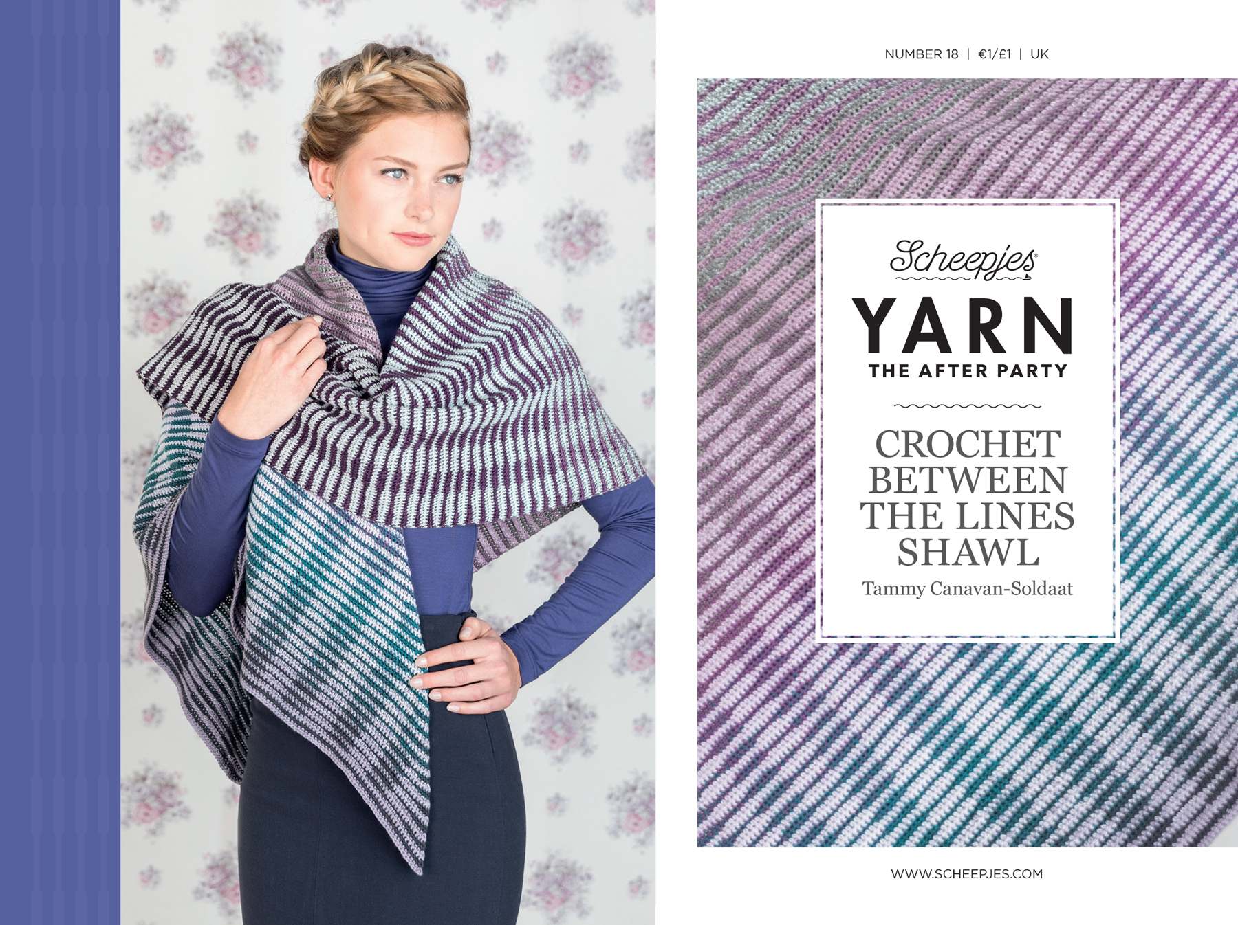Nr 18 Crochet between the lines shawl