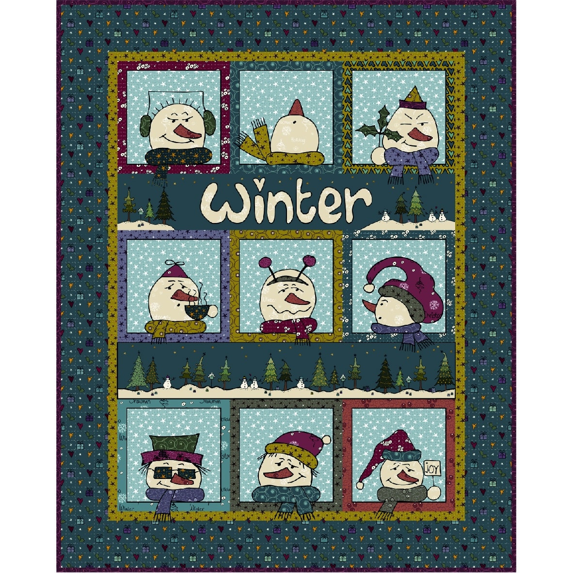 Winter kalender by Quilt my design