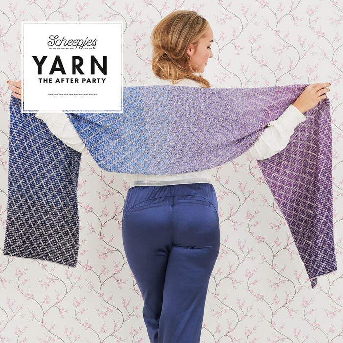 Nr 71 Lavender Trellis Wrap