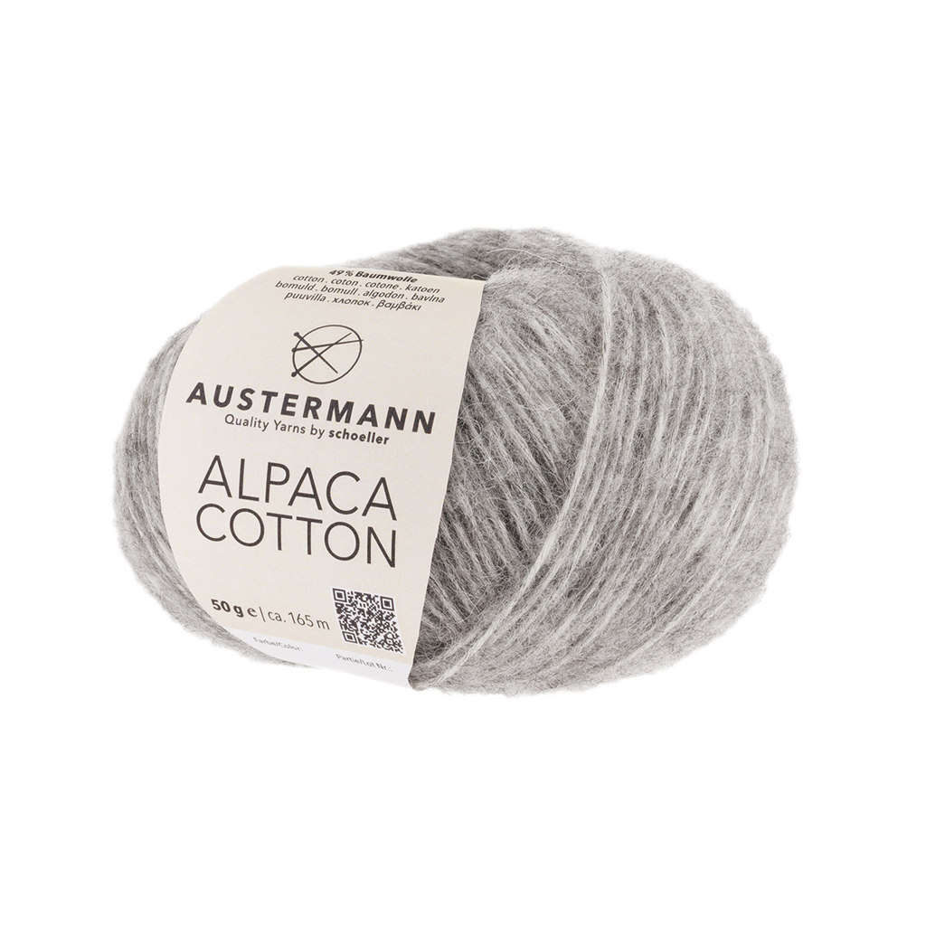 Licht Grijs Alpaca Cotton 