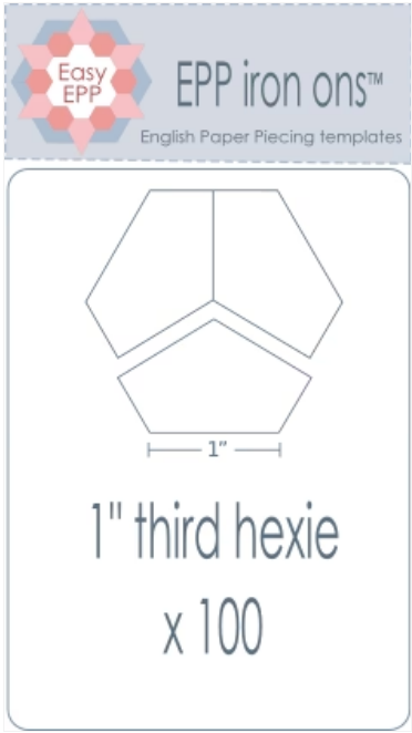 1 inch Third Hexagon