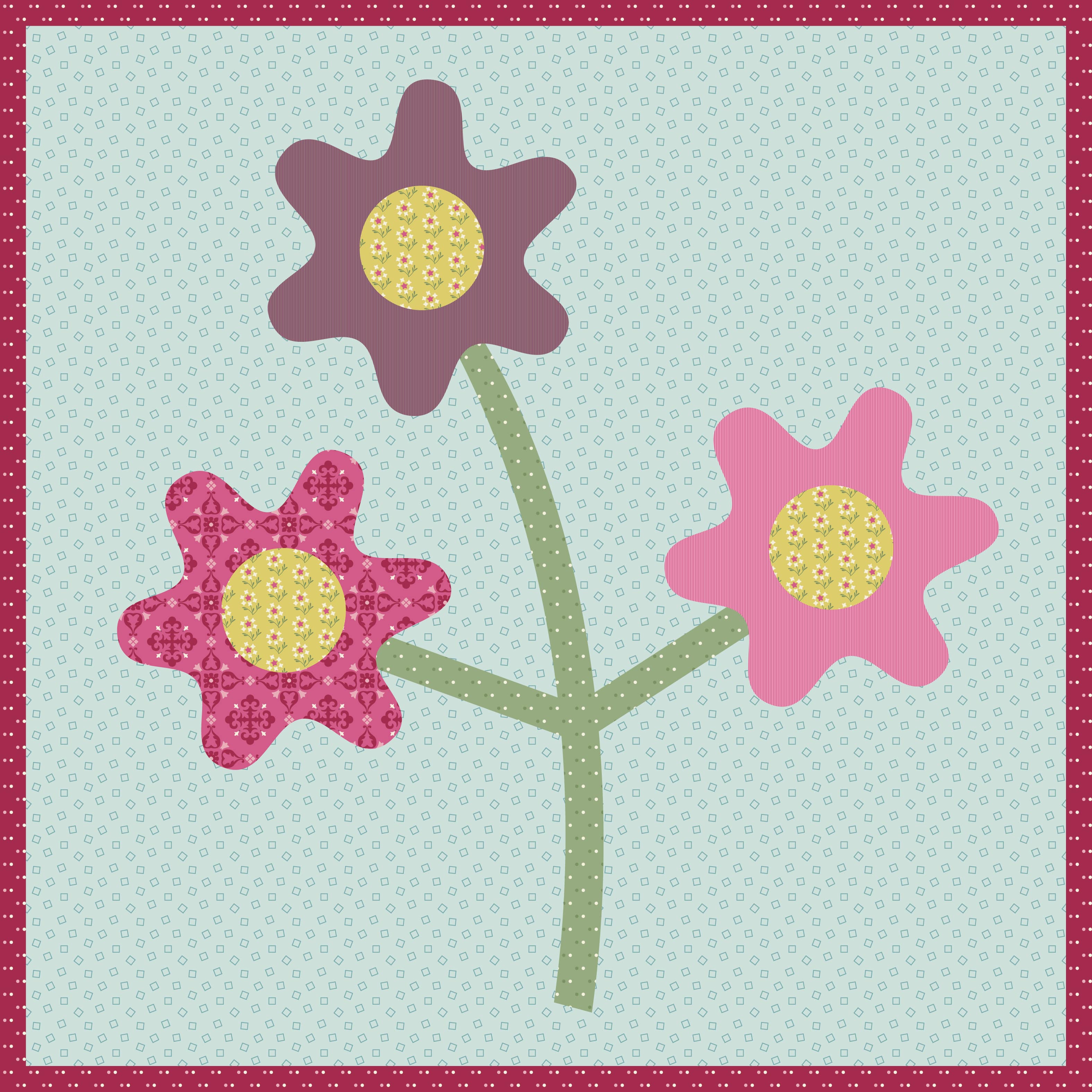 In My Garden Pillow Flower