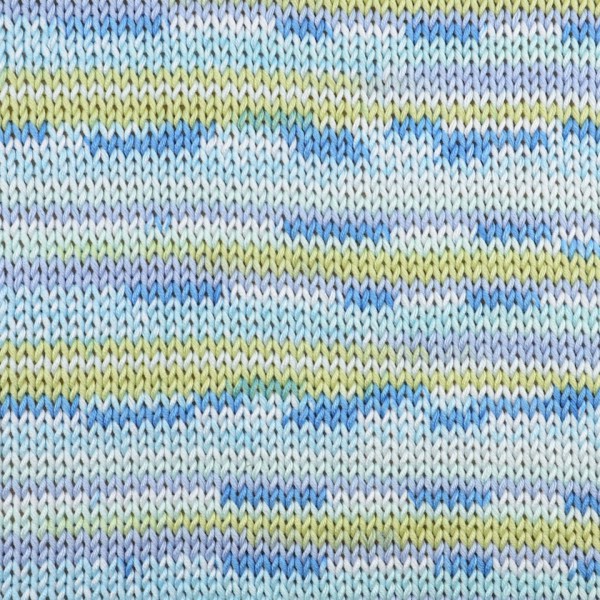 Gong Jacquard kl 211 blauw-gele tinten