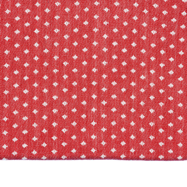 J503-02 red jacquard
