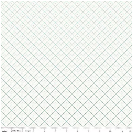 Grid Teal  Bee Vintage Backgrounds