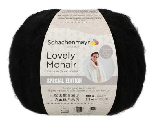 99 black Lovely Mohair