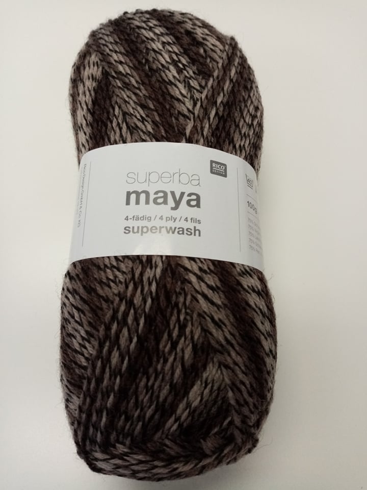 Maya brown mix 6-ply