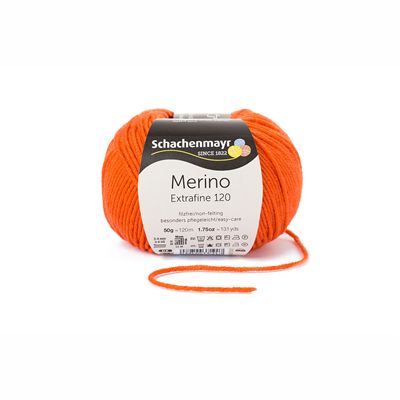 kl 125 Orange Merino Extrafine 120