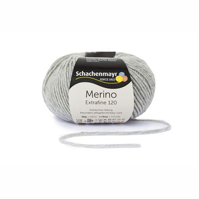 kl 190 Hellgrau meliert Merino Extrafine 120