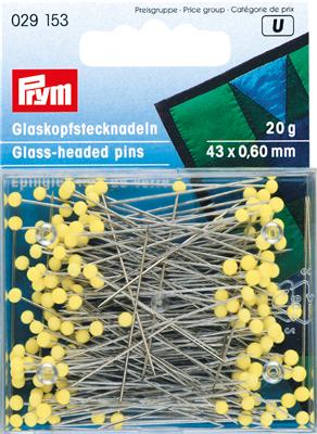 Fijne glaskopspelden 20gr