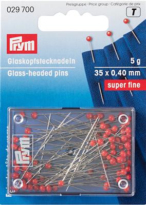 Fijne glaskopspelden 5gr