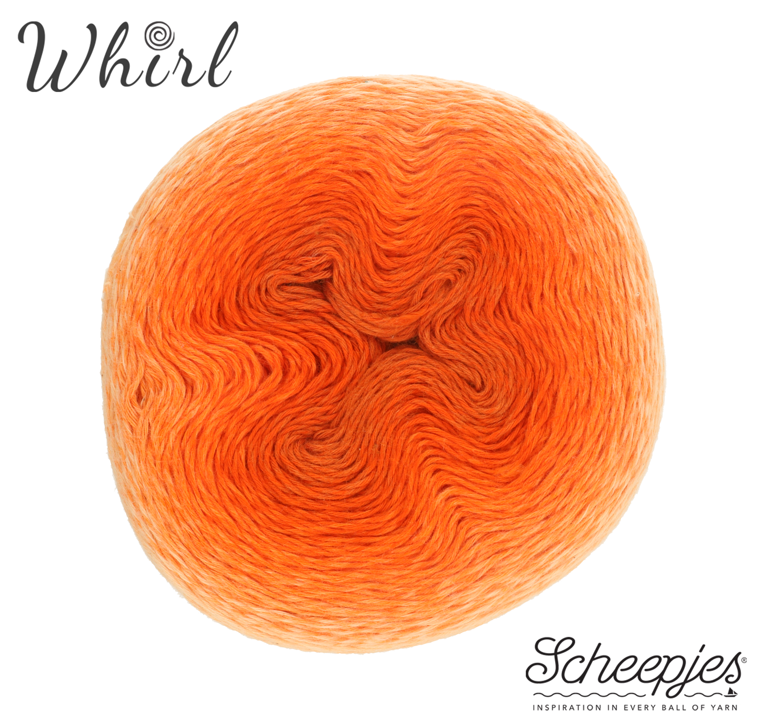 Whirl Ombré kl 554 Tangerine Tambourine