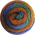 300 blauw - bruin - roest - oker