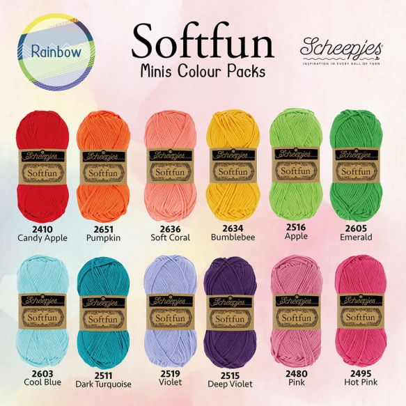 Rainbow Softfun Colour Pack