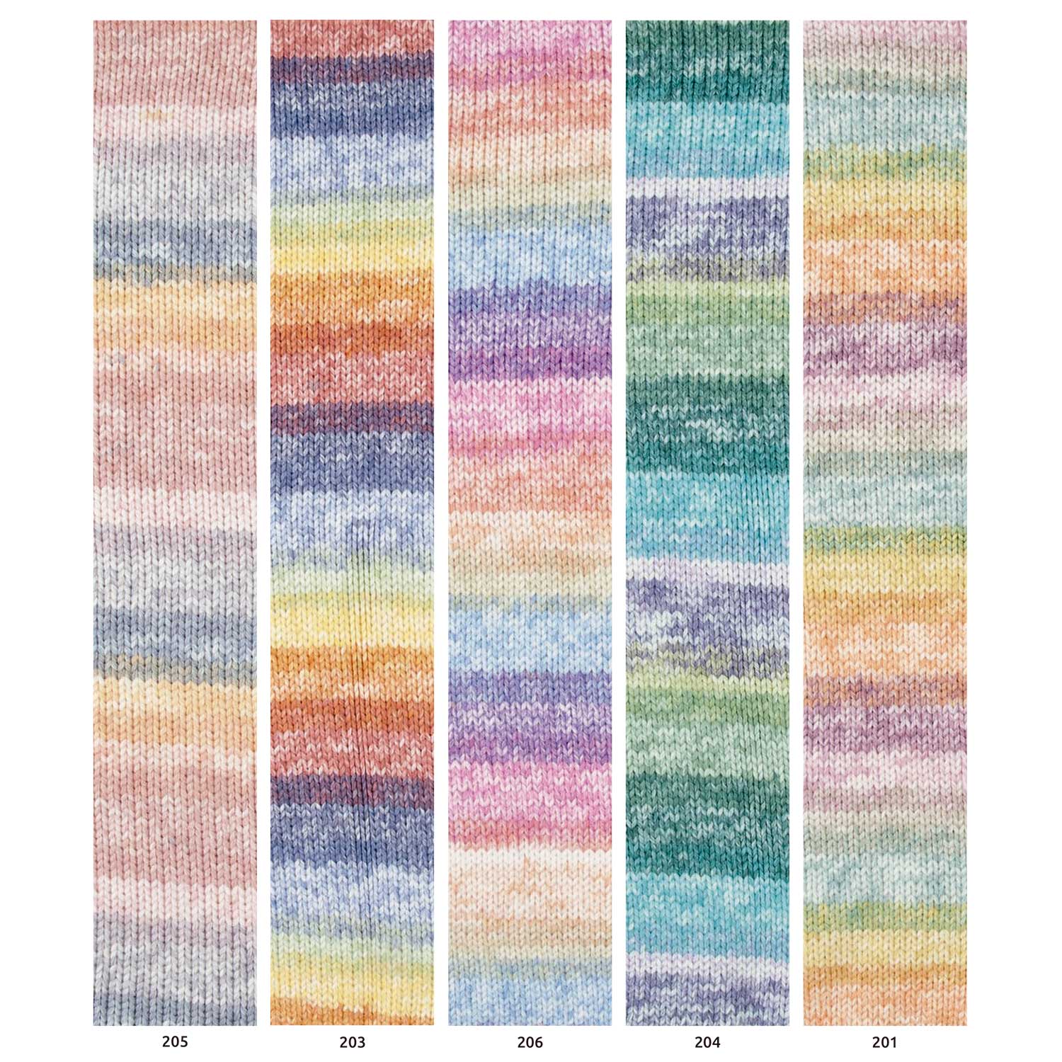 204 blauw - lila - groen