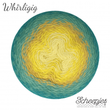 Whirligig kl 203 Teal to Yellow  OP BESTELLING