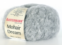 Mohair Dream kl 11 licht grijs