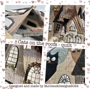 patroon Cats on the Roofs