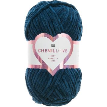 020 marine blauw Chenillove 