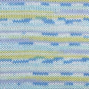 Gong Jacquard kl 211 blauw-gele tinten