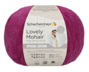 36 pink Lovely Mohair