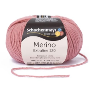 kl 129 vuil roze Merino Extrafine 120 - kopie