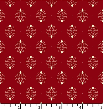 FQ   PP 16 04 02 Damask Ruby Red