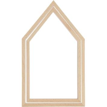 Houten frame huis L