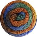 300 blauw - bruin - roest - oker