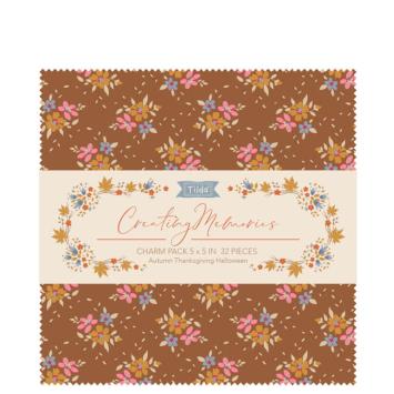 Tilda Charm pack 5x5 Creating Memories Autumn