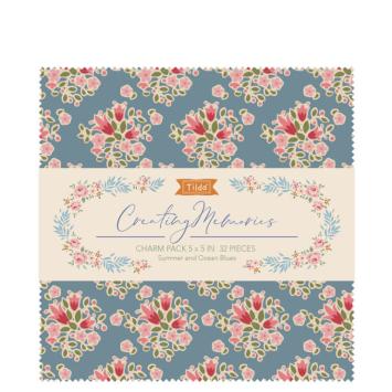 Tilda Charm pack 5x5 Creating Memories Summer