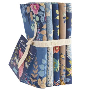 Tilda Fat Quarter bundel Chic Escape Blue/Sand